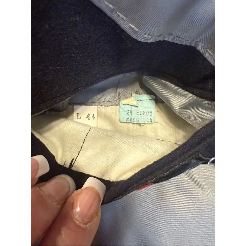 Antonio Parillo Cashmere/Wool Sport Coat Blazer 44L Vtg Gold Buttons Italy